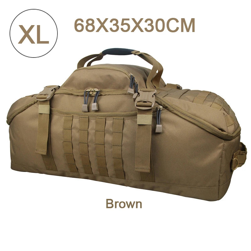 30L 45L 80L Sport Travel Bag Molle Tactical Large Duffle Bags for Camping Hunting Fishing