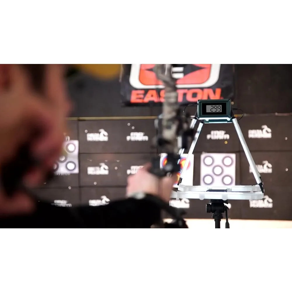 Ballistic Precision Chronograph with Tripod and Rechargeable Battery for Shooting Indoor and Outdoor MPS/FPS Readings