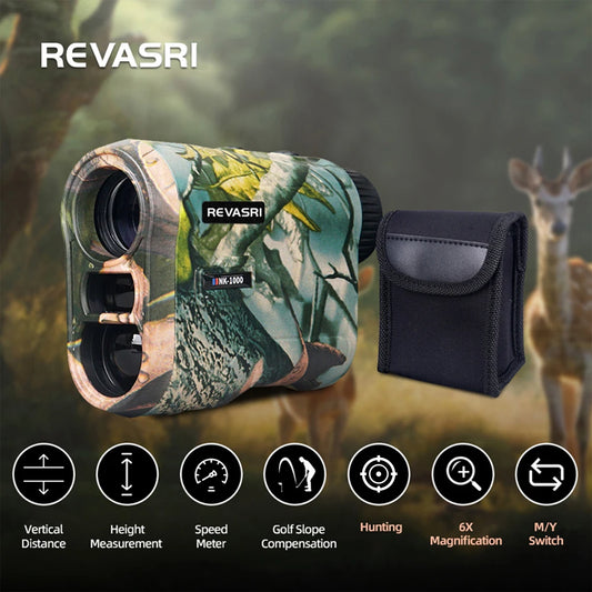 6x 1000M Laser Rangefinder for Hunting
