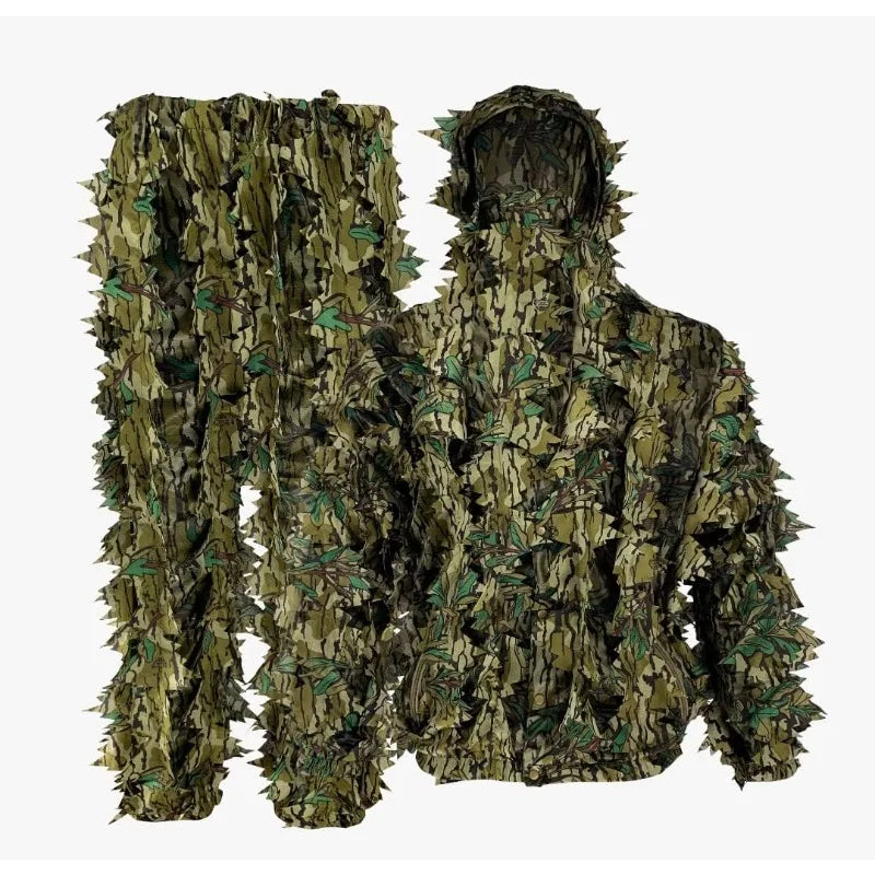 Leafy Suit Lightweight & Breathable, Mossy Oak Greenleaf Pattern