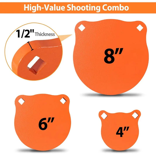 AR500 Steel Shooting Targets Laser Cut Metal Targets