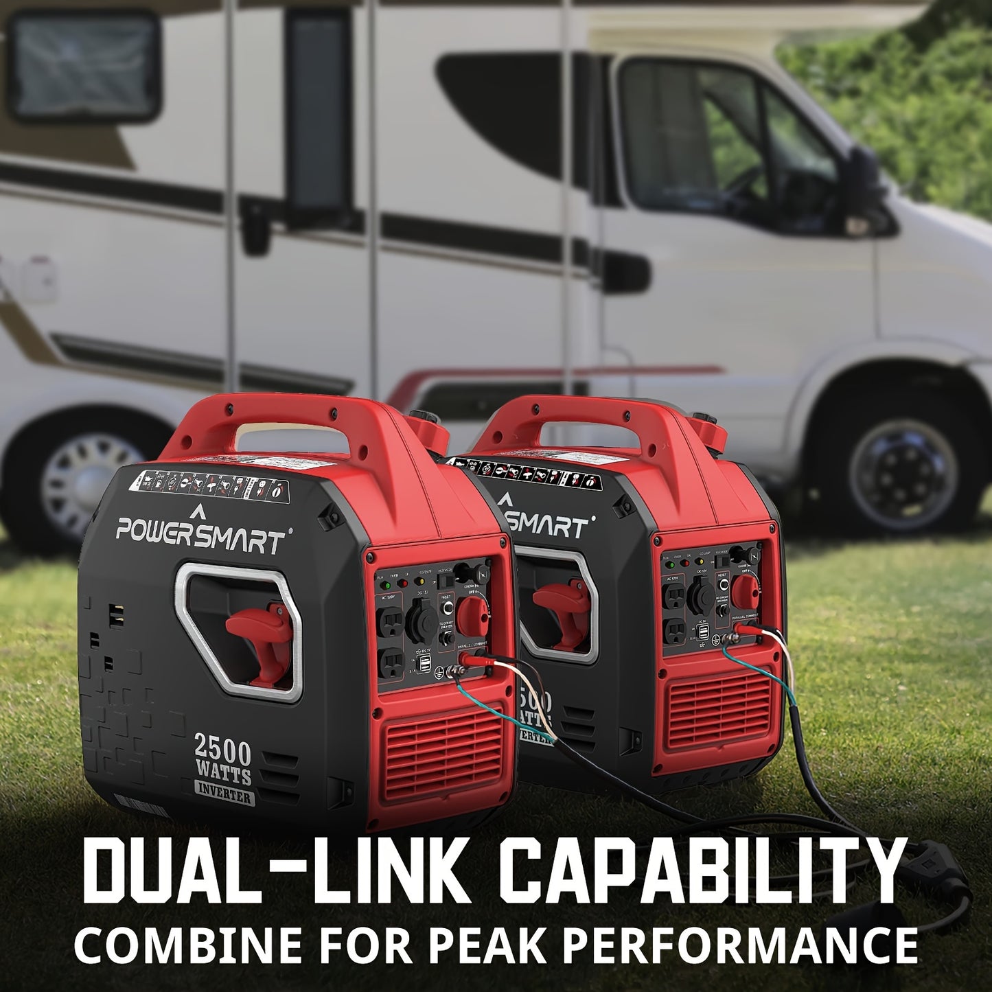 2500-Watt Portable Inverter Generator with Quiet Technology