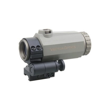Maverick-III 3x22 Magnifier with Rubber Armed, Red Dot Scope Sight, AR 15