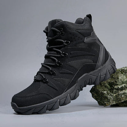 Men's casual tactical boots lightweight side zipper boots