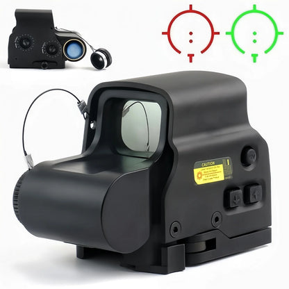 Hybrid 558 G45 Viewfinder、Green Red Dot Holographic Collimato Optic Sight G45 5X Magnifier|20mm Rail Mounts&QD Lever No battery
