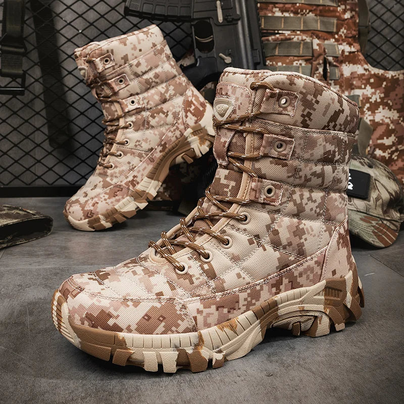 Men's hiking lightweight tactical boots, outdoor hunting boots