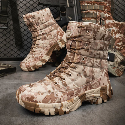 Men's hiking lightweight tactical boots, outdoor hunting boots