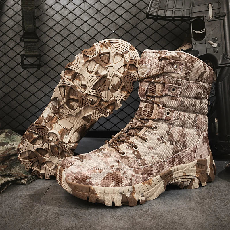 Men's hiking lightweight tactical boots, outdoor hunting boots