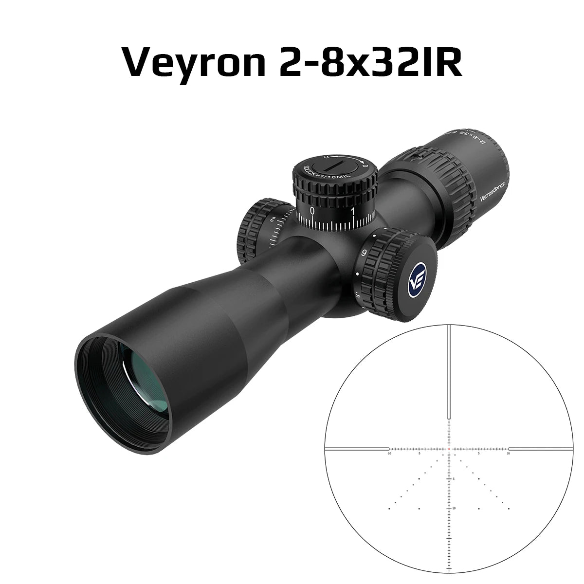 Vector Optics Compact Scope with Turret Lock System