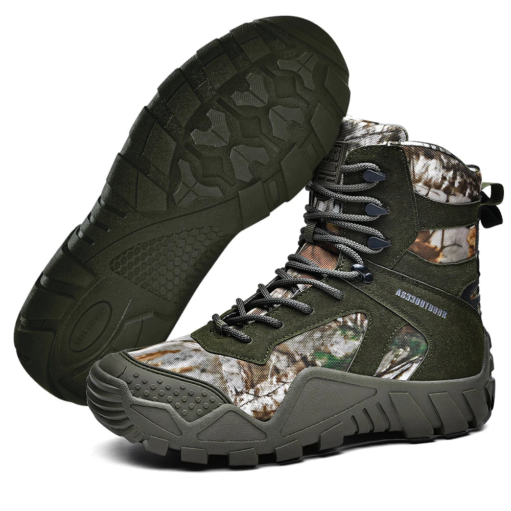 Men's waterproof hiking boots, lightweight outdoor boots