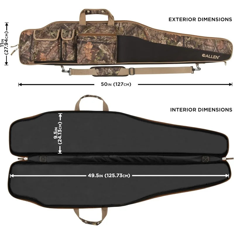 Oversized Rifle Case - 50-Inch Soft Gun Bag - Hunting and Shooting Accessories