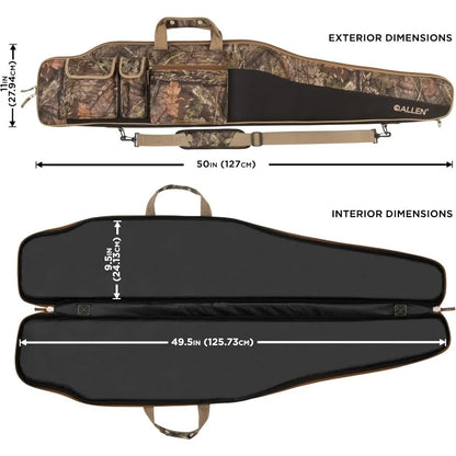 Oversized Rifle Case - 50-Inch Soft Gun Bag - Hunting and Shooting Accessories