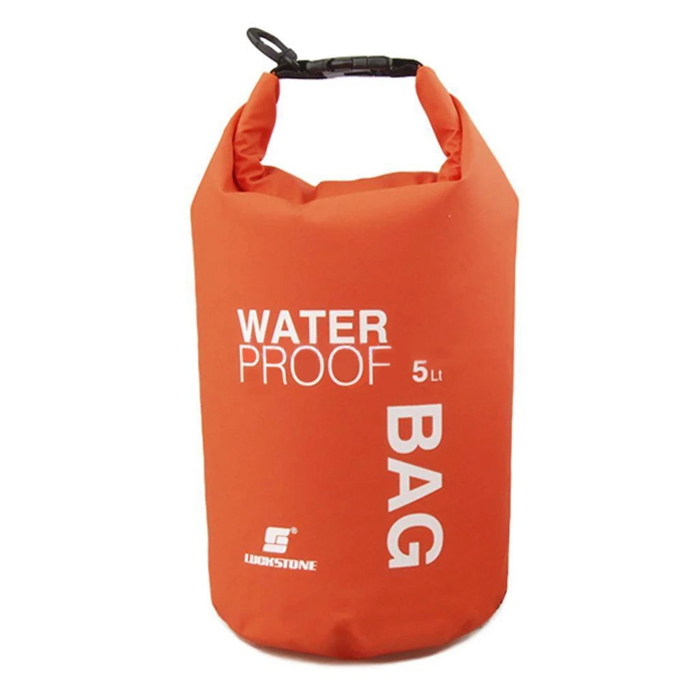 5L Waterproof Dry Bag Ultralight, Drifting, Swimming, Clothes Storage Bag Pack for Outdoors