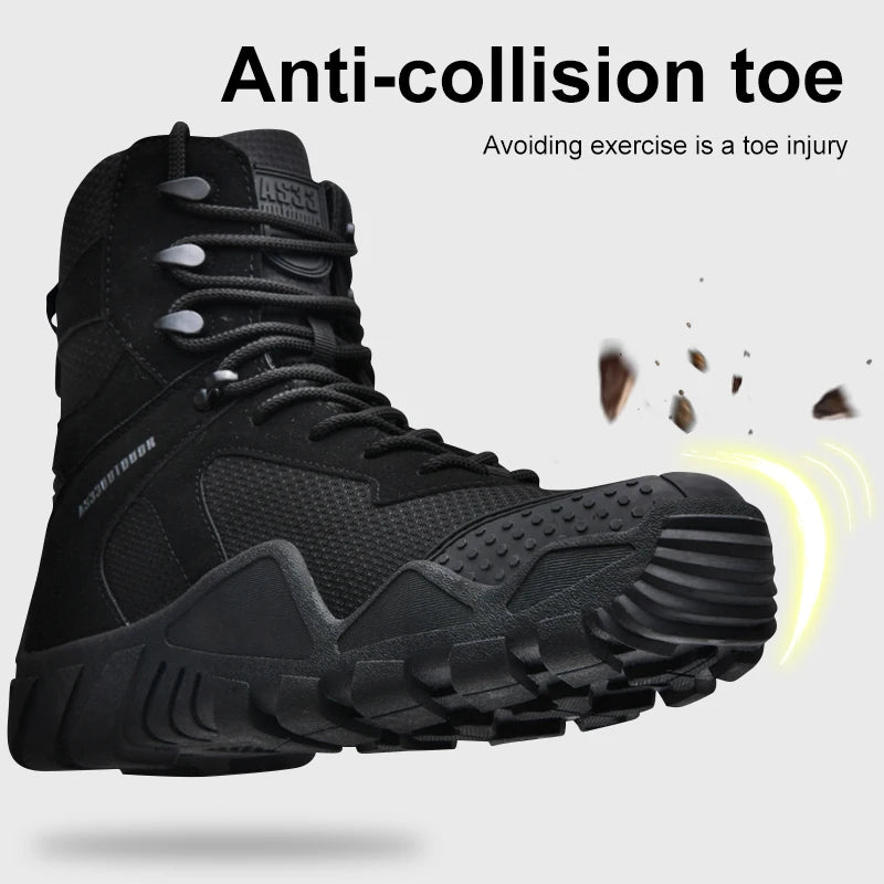 Men's waterproof hiking boots, lightweight outdoor boots