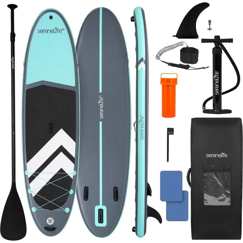 XL Inflatable Stand Up Paddle Board – Extra-Wide, Non-Slip Deck