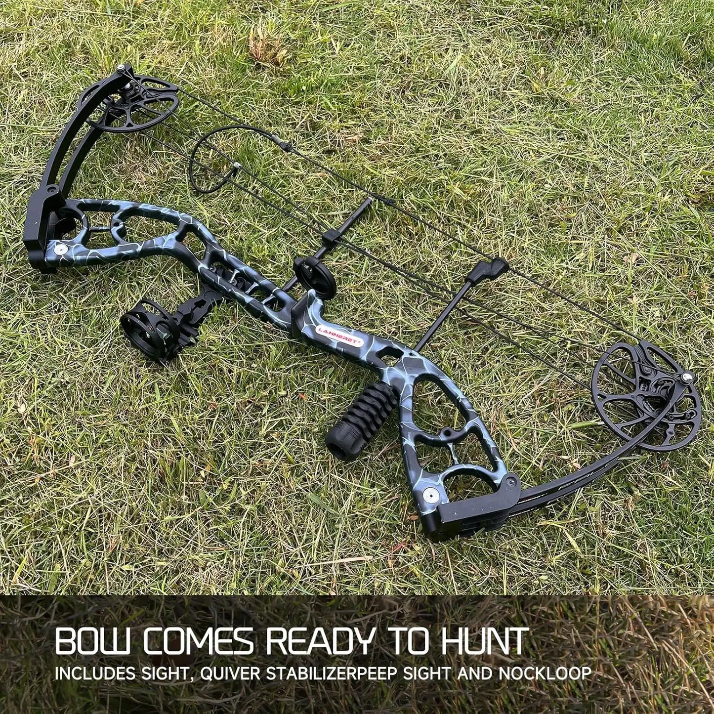 Compound Bow Archery Set - Right Hand Archery Compound Bows 30-70 lbs Draw Weight.
