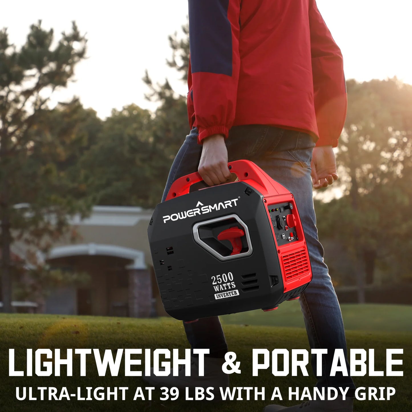 2500-Watt Portable Inverter Generator with Quiet Technology