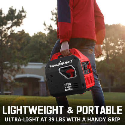 2500-Watt Portable Inverter Generator with Quiet Technology