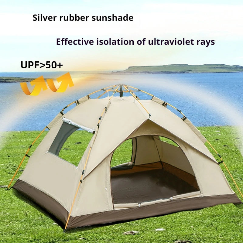 4-Person Mountaineering Waterproof Camping Tent