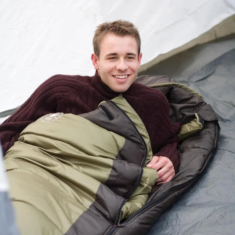 North Rim 0°F Big Cold Tall Sleeping Bag with No-Snag Zipper & Adjustable Hood