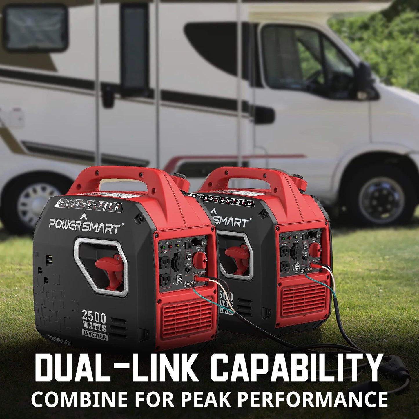 2500-Watt Portable Inverter Generator with Quiet Technology