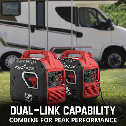 2500-Watt Portable Inverter Generator with Quiet Technology