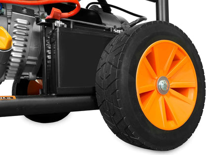 2025 Dual Fuel Portable Generator with Wheel Kit and Electric Start 4,750-Watt 120V/240V