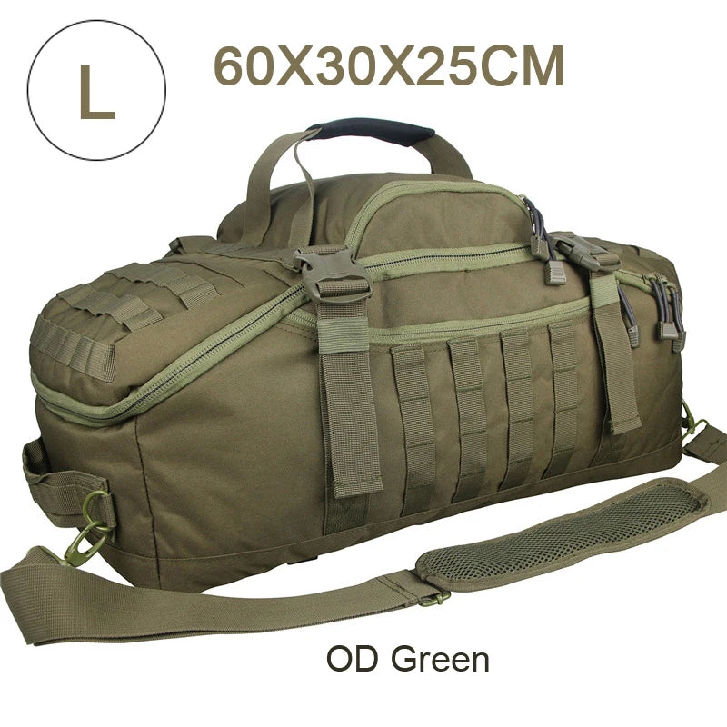30L 45L 80L Sport Travel Bag Molle Tactical Large Duffle Bags for Camping Hunting Fishing