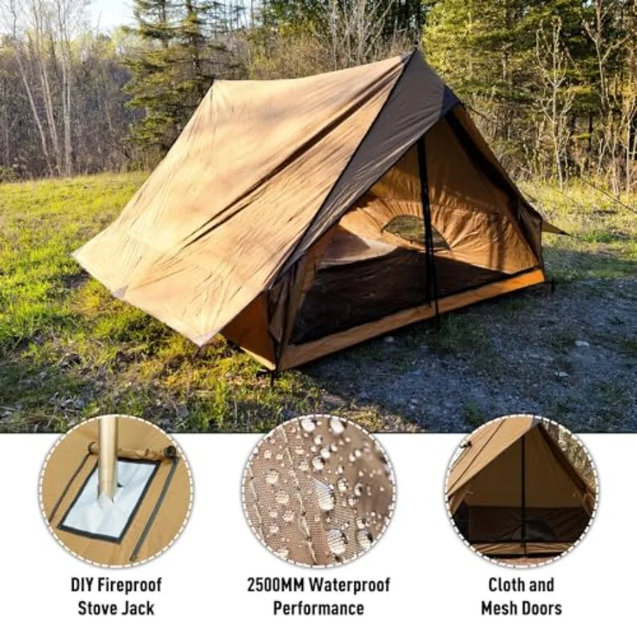 Camping guide, cabin Tent, Portable Wall Tent