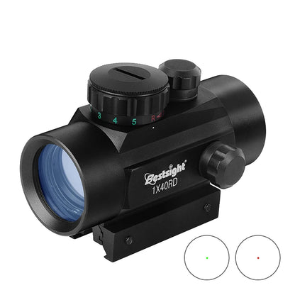 1x40 Red Dot Sight Green Red Dot Sight Illuminated 20mm Rails