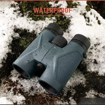 8x42 UHD Gray Binoculars with ED Glass, High-Powered Binoculars.