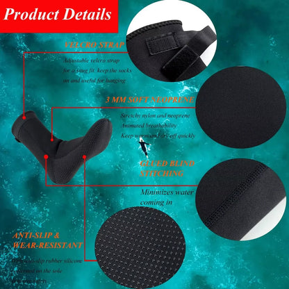 Neoprene Diving Thermal Anti-Slip Socks