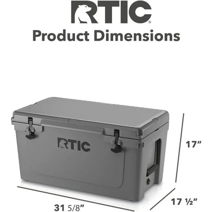 RTIC 65 QT Ultra-Tough Cooler Hard Insulated Portable Ice Chest