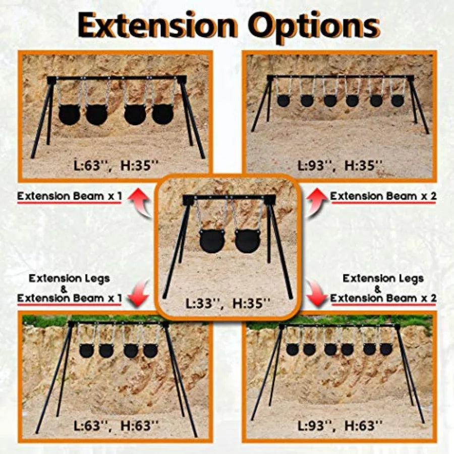 Durable Steel Target Stand Designed for AR500 Shooting Targets