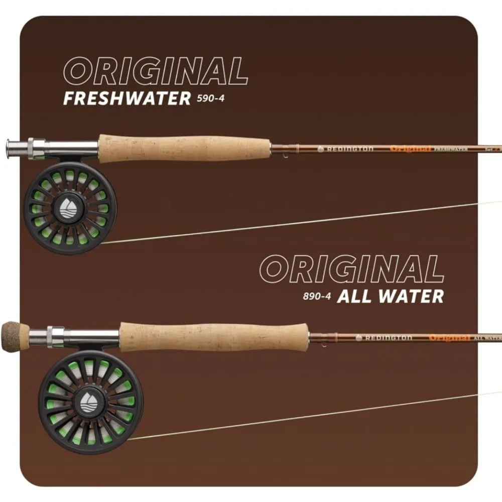Original Fly-Fishing Rod and Reel Combo Kit