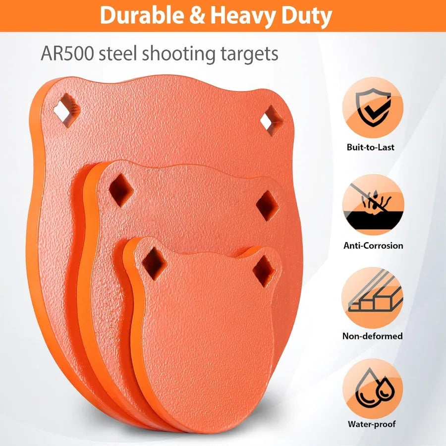 AR500 Steel Shooting Targets Laser Cut Metal Targets