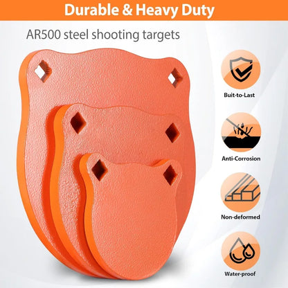 AR500 Steel Shooting Targets Laser Cut Metal Targets