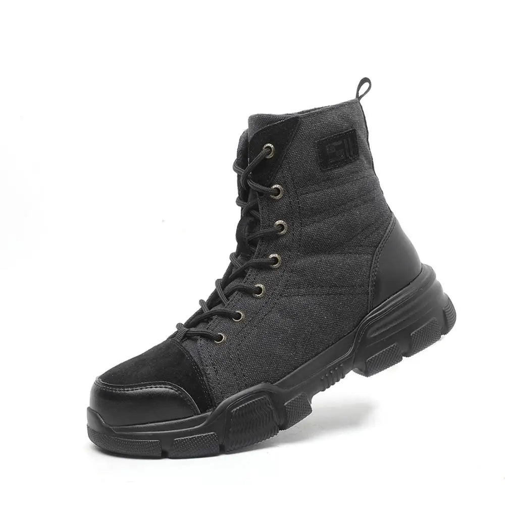 Steel Toe Boots for Men Work Boots Indestructible Work Safety Shoes 36-48