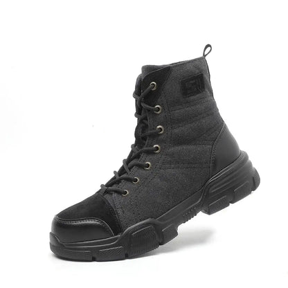Steel Toe Boots for Men Work Boots Indestructible Work Safety Shoes 36-48