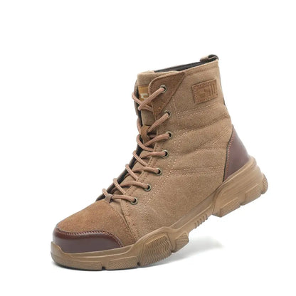 Steel Toe Boots for Men Work Boots Indestructible Work Safety Shoes 36-48
