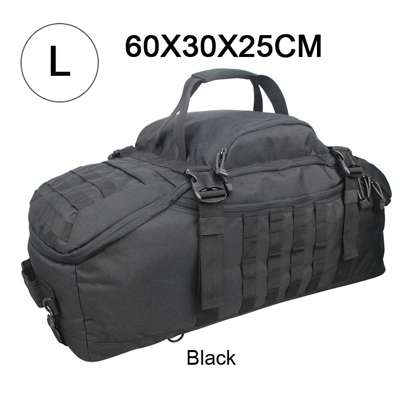 30L 45L 80L Sport Travel Bag Molle Tactical Large Duffle Bags for Camping Hunting Fishing