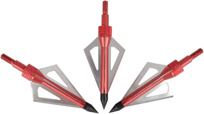 Hunting Broadheads 3 Blades Archery Broadheads 100 Grain 12 Pack.