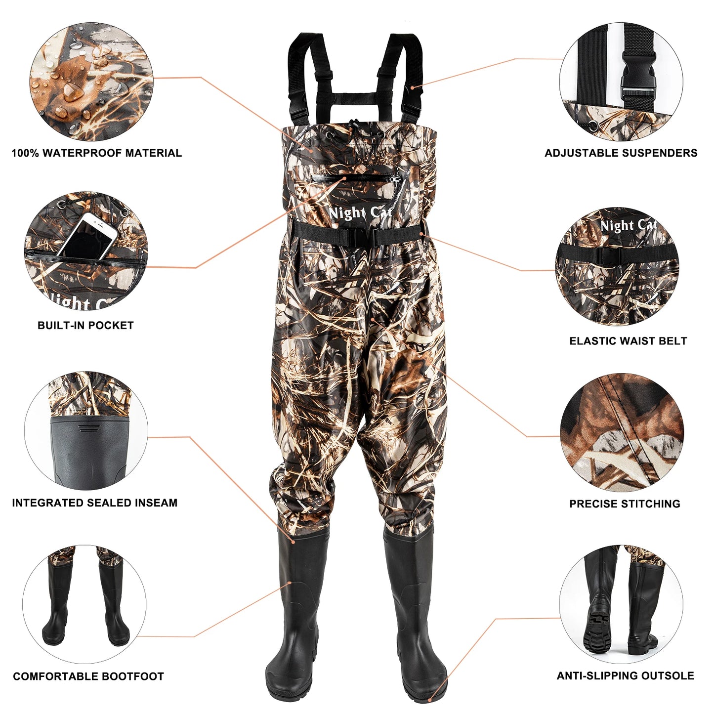 Waterproof Chest Wader for fishing and hunting.