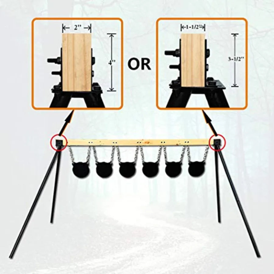 Durable Steel Target Stand Designed for AR500 Shooting Targets