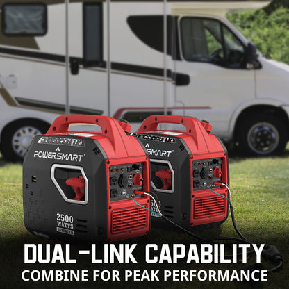 2500-Watt Portable Inverter Generator with Quiet Technology